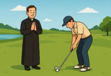 Chơi gôn và cầu nguyện